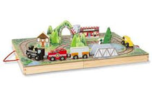 Load image into Gallery viewer, Melissa and Doug Take-Along Tabletop-Railroad