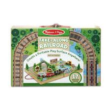 Load image into Gallery viewer, Melissa and Doug Take-Along Tabletop-Railroad