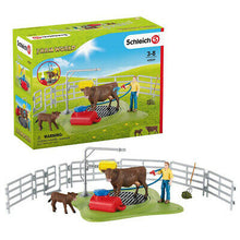 Load image into Gallery viewer, Schleich Cow Washing Area