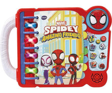 Load image into Gallery viewer, VTech Spidey and His Amazing Friends Learning Book