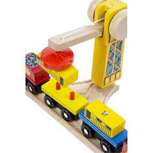 Load image into Gallery viewer, MELISSA & DOUG WOODEN RAILWAY SET