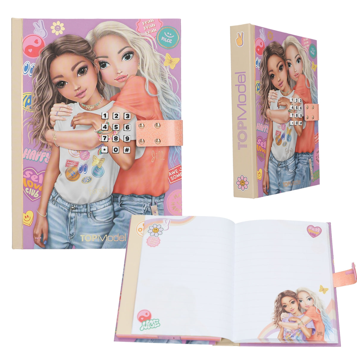 TOPModel secret code diary with sound GIRL POWER