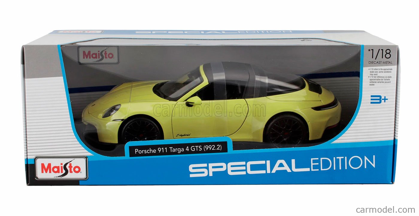 1/18 MAISTO - PORSCHE - 911 992-2 TARGA 4 GTS T-HYBRID 2024