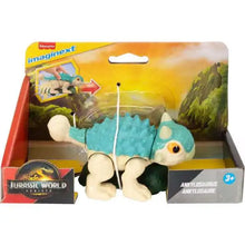 Load image into Gallery viewer, Fisher Price Jurassic World Rebirth Imaginext Ankylosaurus 5.5-Inch Pull &amp; Go Figure
