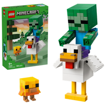 Load image into Gallery viewer, LEGO Minecraft Chicken Jockey 21582
