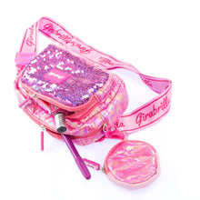 Load image into Gallery viewer, Girabrilla Puffer Pochette Bag &amp; Coin Purse - Magenta

