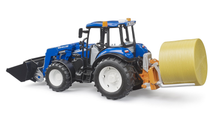 Load image into Gallery viewer, Tractor New Holland T5.210 Con Pala Y Remolque 02187 Bruder
