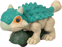 Load image into Gallery viewer, Fisher Price Jurassic World Rebirth Imaginext Ankylosaurus 5.5-Inch Pull &amp; Go Figure
