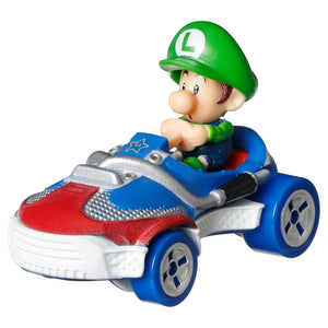 Hot Wheels Mario Kart Baby Luigi Sneeker Diecast Car