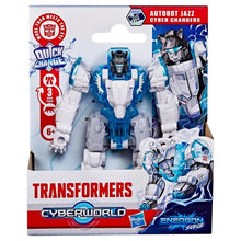 Load image into Gallery viewer, Transformers Cyberworld Autobot Jazz Cyber Changers Energon Surge Action Figure
