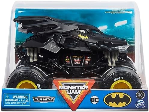 Monster Jam, Official Batman Monster Truck, Collector Die-Cast Vehicle, 1:24 Scale,