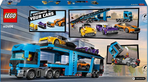 LEGO 60408 Car Transporter Truck with Sports Cars