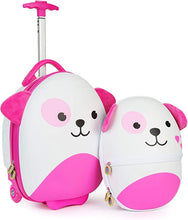 Load image into Gallery viewer, Boppi Tiny Trekker Luggage Case - DOG PINK
