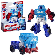 Load image into Gallery viewer, Transformers Cyberworld Energon Surge OPTIMUS PRIME Cyber Changers 4-Inch Action Figure
