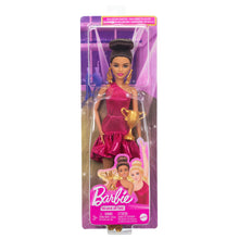 Load image into Gallery viewer, Barbie Salon Dancer Doll and Accessories with Red Ruffle Dress
