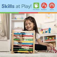 Load image into Gallery viewer, Melissa &amp; Doug Classic Wooden Abacus | 100 Colourful Beads
