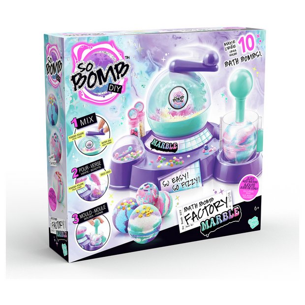 So Bomb DIY Marble Bath Bomb Factory Craft