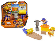 Load image into Gallery viewer, Rubble &amp; Crew Action Figure Set with 2 Dog

