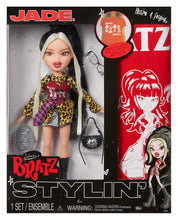 Load image into Gallery viewer, Bratz Stylin&#39; Jade Fashion Doll with Accessories and Customizable T-Shirt for You
