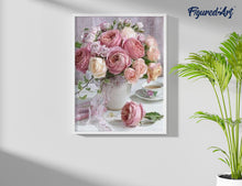 Load image into Gallery viewer, Figured’Art Bouquet of Roses Diamond Painting 40 × 50 cm

