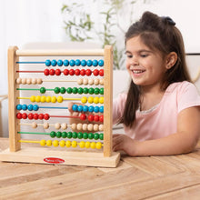 Load image into Gallery viewer, Melissa &amp; Doug Classic Wooden Abacus | 100 Colourful Beads
