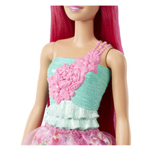 Load image into Gallery viewer, Barbie Dreamtopia Princess Doll with Dark-Pink Hair

