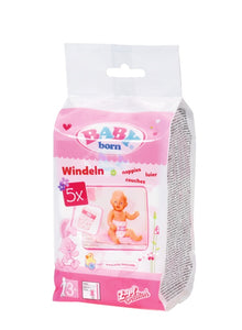 Baby Born Doll Nappies 5 pack 826508