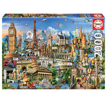 Load image into Gallery viewer, Educa Europe Landmarks Jigsaw Puzzle 2000 Piece
