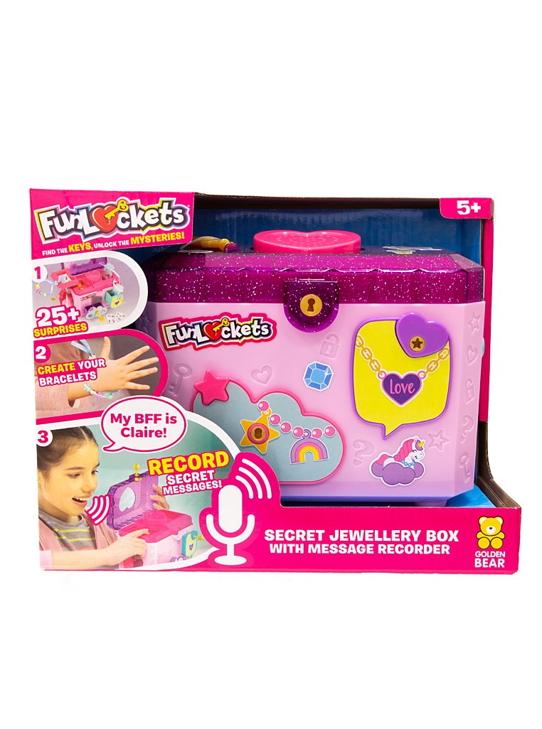 Funlockets Funlockets Secret Jewellery Box with Voice Recorder