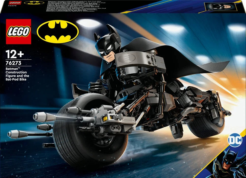 LEGO 76273 Batman Construction Figure and the Bat-Pod Bike