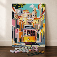 Load image into Gallery viewer, Figured’Art Lisbon Streets Paint by Numbers Gift Box
