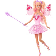 Load image into Gallery viewer, Barbie Fairy Doll with Toy Wand &amp; Fashion Accessories, Fantasy Theme
