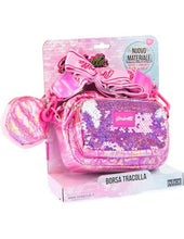 Load image into Gallery viewer, Girabrilla Puffer Pochette Bag &amp; Coin Purse - Magenta
