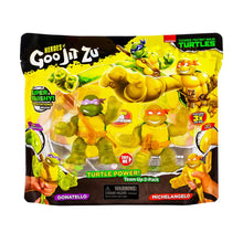 Load image into Gallery viewer, Heroes of Goo Jit Zu: TMNT Twin Pack - Donatello &amp; Michelangelo
