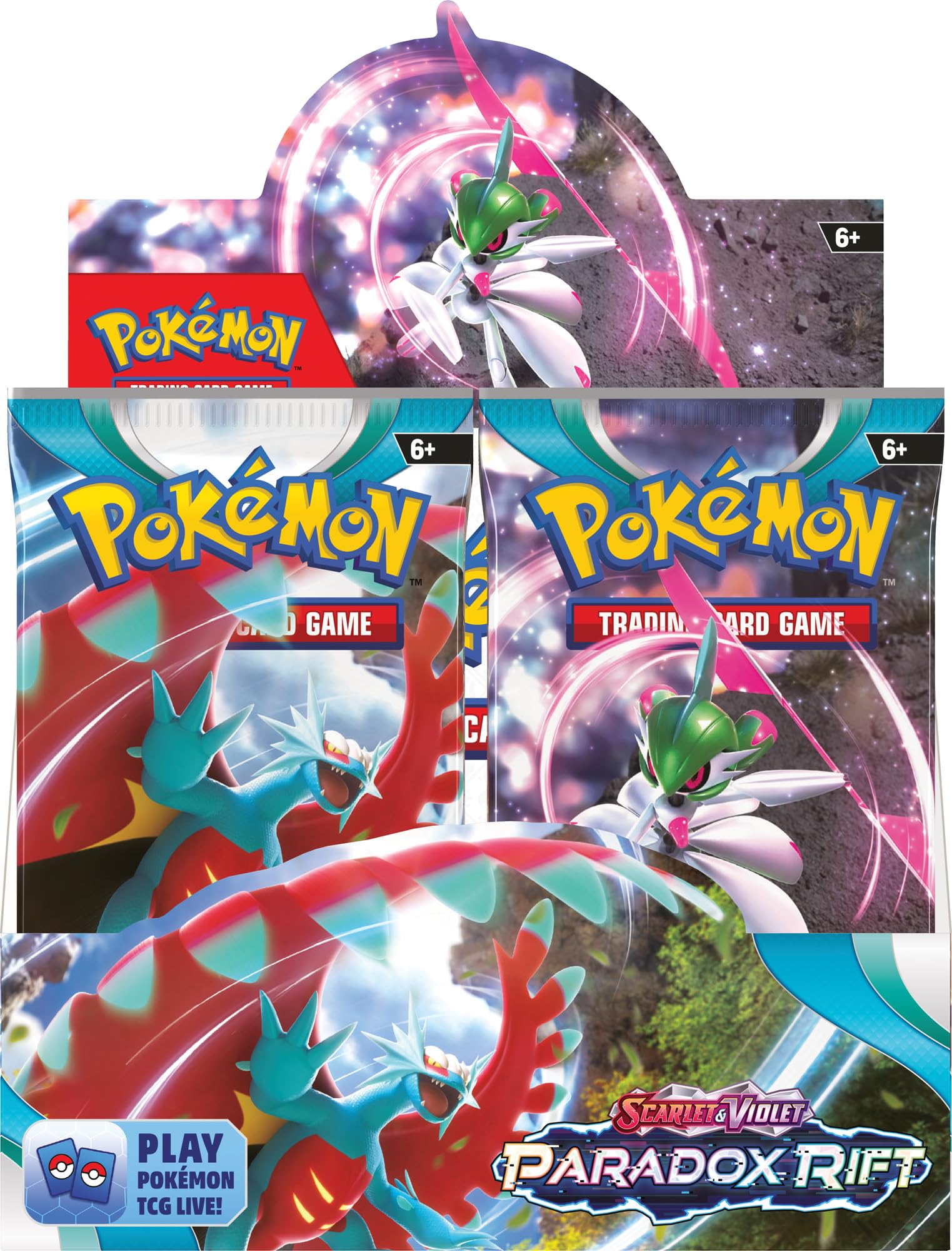 pokemon trading cards,Full factory sealed box of 36 Scarlet & Violet Paradox Rift boosters