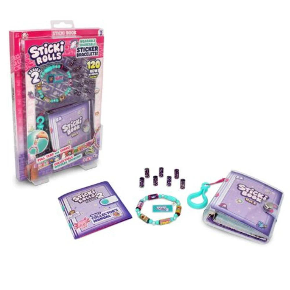 NEW Sticki Rolls Sticki Book Pack