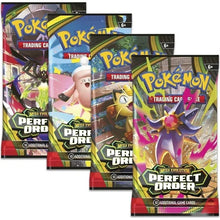 Load image into Gallery viewer, FULL FACTORY SEALED CARTON OF 36 POKEMON PERFECT ORDER BOOSTERS
