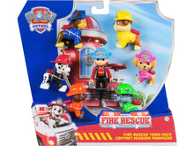 Load image into Gallery viewer, PAW Patrol Fire Rescue Team Pack, 7 Collectible Figures
