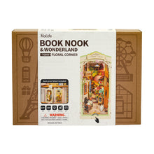 Load image into Gallery viewer, Rolife Floral Corner Book Nook Model Kit
