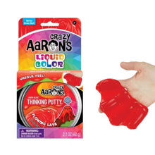 Load image into Gallery viewer, Crazy Aaron's Thinking Putty 3.5" - Flowing Lava
