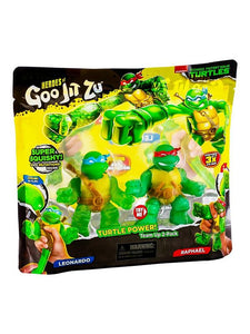 Heroes of Goo Jit Zu Teenage Mutant Ninja Turtles Leonardo & Raphael  2-Pack