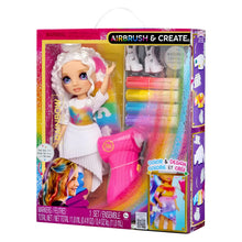 Load image into Gallery viewer, Rainbow High Airbrush &amp; Create Fashion Doll - Purple Eyes
