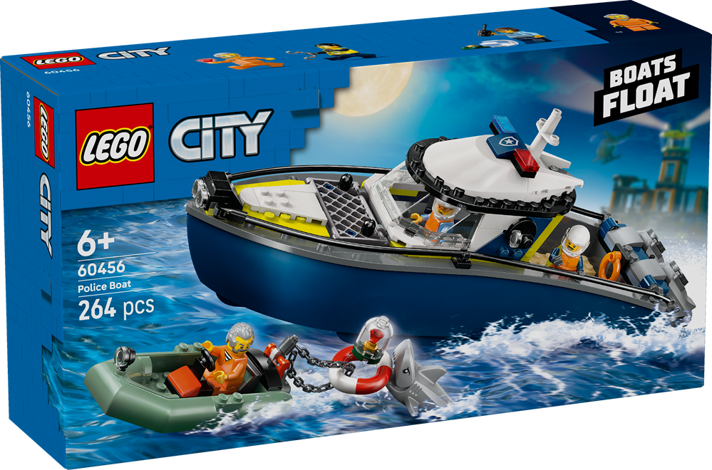 LEGO City police boat chase 60456