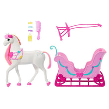 Load image into Gallery viewer, Barbie in The Nutcracker Land of Sweets Horse &amp; Sled
