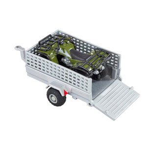 Britains 43358 ATV Quad Bike and Trailer Set