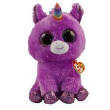 Load image into Gallery viewer, TY Beanie Boos - ROSETTE the Purple Unicorn
