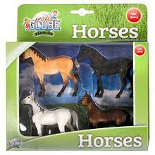 Load image into Gallery viewer, Kids Globe Horses, 4pcs. 1:32
