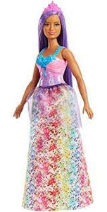 Barbie Princess With Purple Tiara Brunette