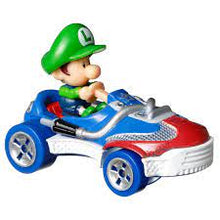 Load image into Gallery viewer, Hot Wheels Mario Kart Baby Luigi Sneeker Diecast Car
