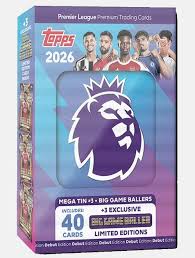 Topps Premier League 2026 - Debut Edition - Mega Tin (Big Game Baller)